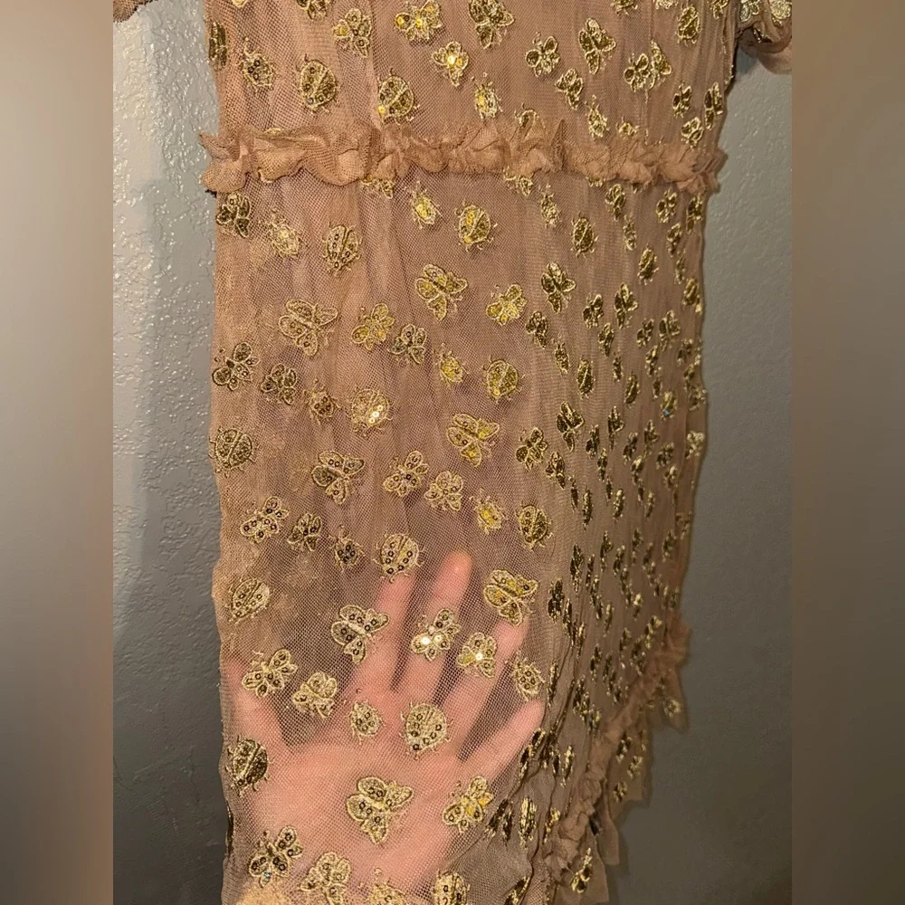 For Love and Lemons golden garden tulle dress - Picture 12 of 13